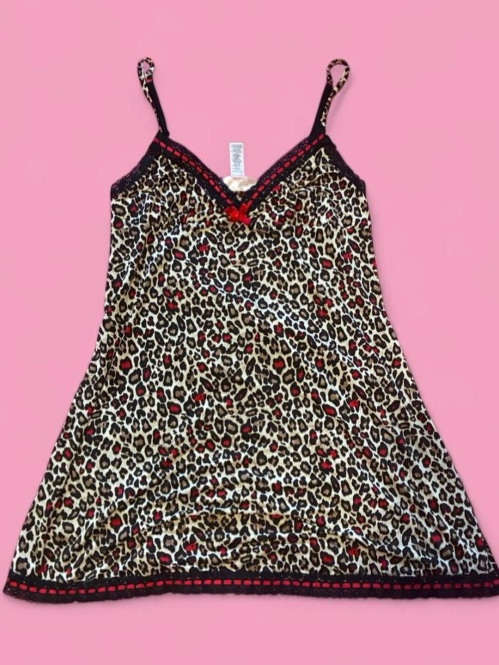🎀Leopard print lace cami top/dress🎀
